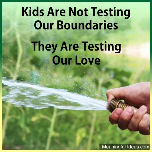 Kids Are Not Testing Our Boundaries, They Are Testing Our Love