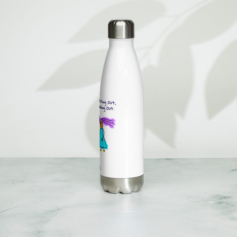 Kids are not Acting Out - Stainless Steel Water Bottle - Image 4