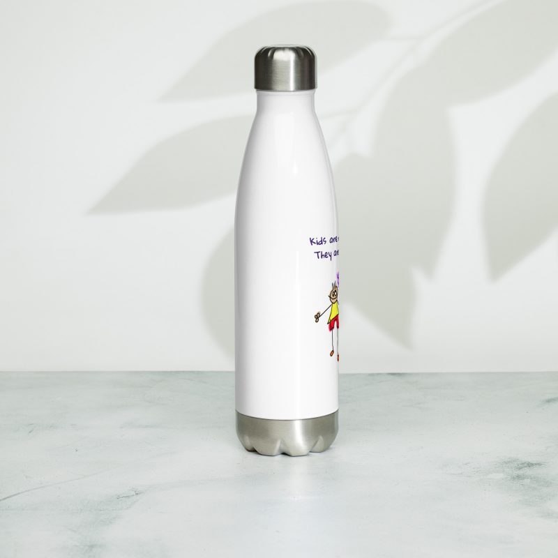 Kids are not Acting Out - Stainless Steel Water Bottle - Image 3